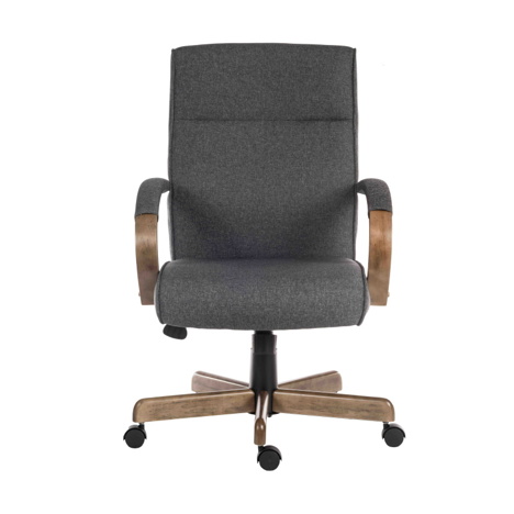 Greyson Executive Grey Fabric Armchair