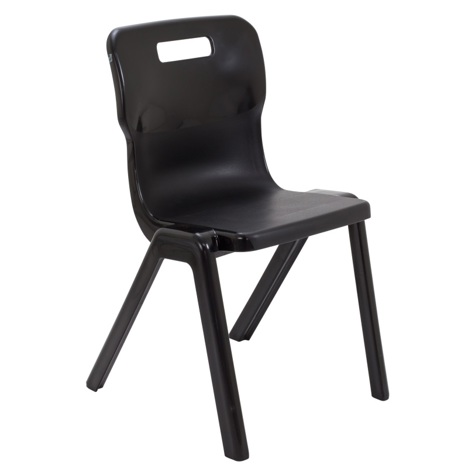 Titan One Piece Chair - Size 6 - Black