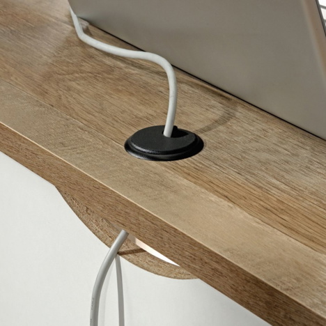 Shaker Style Home Office L-shaped Desk in a Soft White