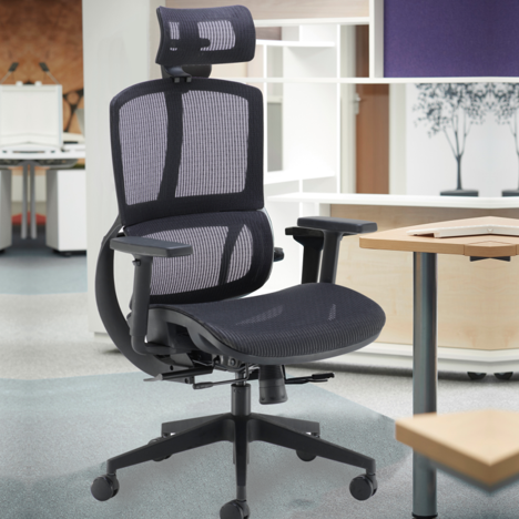 Alto Mesh Chair Black