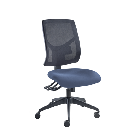 Vision High Back Mesh Chair - No Arms - Curacao