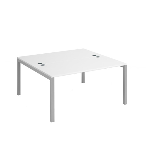 Connex Starter Units Back to Back - 1400 - Silver Frame - White