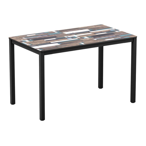 Extrema 4 Leg Dining Table - 1190 x 690 - Driftwood