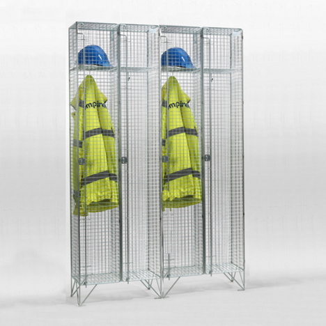 Full Wire Mesh Lockers