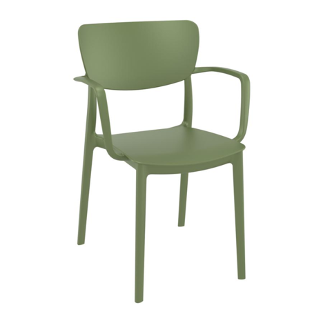 LISA Arm Chair - Green