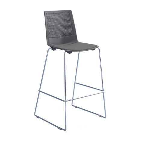 Harmony Multi-Purpose Stool with Seat Pad - Grey