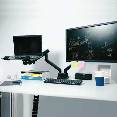 Sigma Spring Assisted Monitor Arm