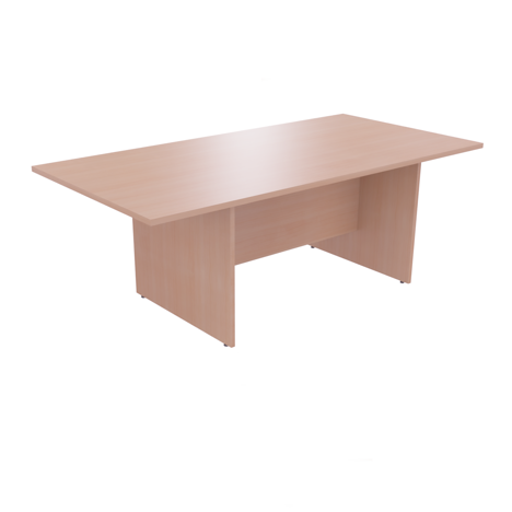 Platinum Range Conference Table - Straight Legs - Beech