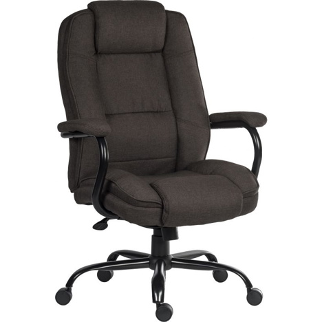 Goliath Duo Heavy Duty Executive Chair - Bark Brown Fabric