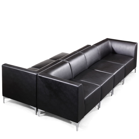 Leather Modular Reception Seating