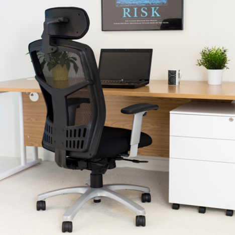 Fonz High Back Chair with Head Rest