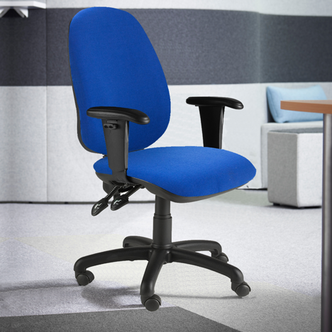 Deluxe High Back Operator Chair (Large Seat and Back)