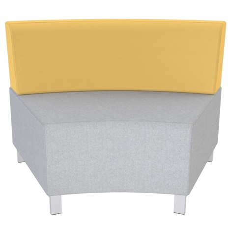 Piano - Arc (Concave) Chair with Back Rest