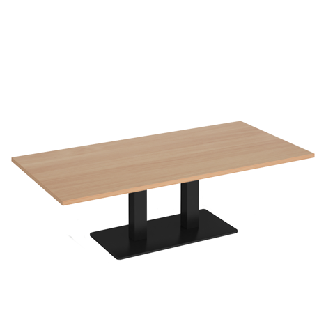 Eros Rectangular Coffee Table - 1600 - Black - Beech