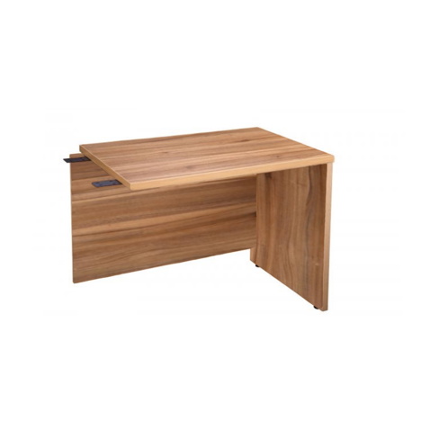 Alto - Executive Desk Universal Return Unit - No Drawers - American Black Walnut