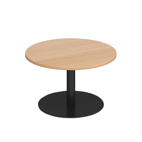Monza Circular Coffee Table - Black - Beech
