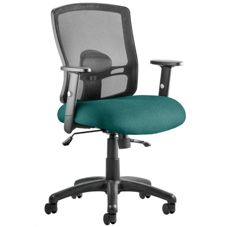 Portland II Mesh Back Chair - Maringa Teal