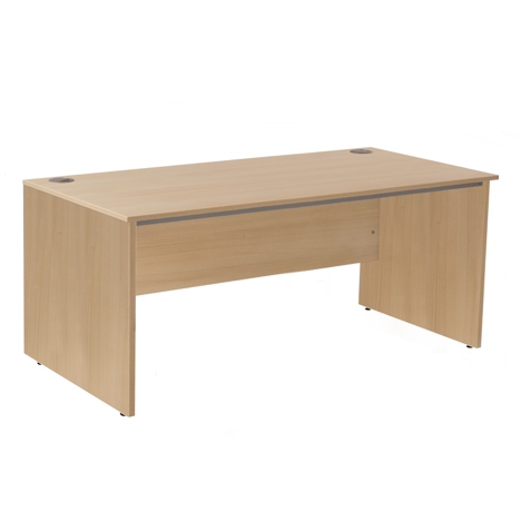 Panel Ended Rectangular Workstation - 1800 - Oak