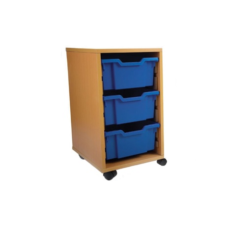 Mobile Classroom Storage Unit - 650mm High - 6 Tray