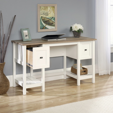 Shaker Style Desk Soft White