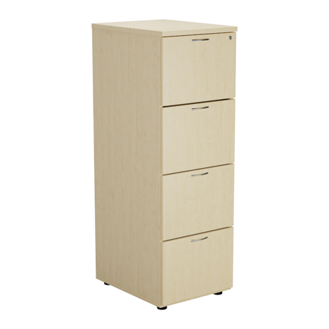 2, 3, 4 Drawer Filing Cabinet - 4 Drawer - Maple