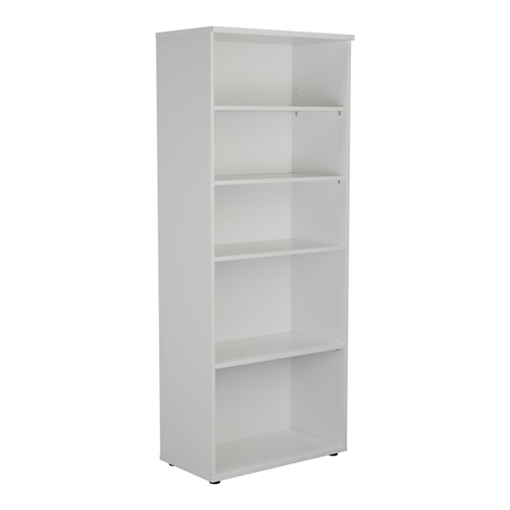 Wooden Bookcases (Solid Back Panels) - WDS2045 - White