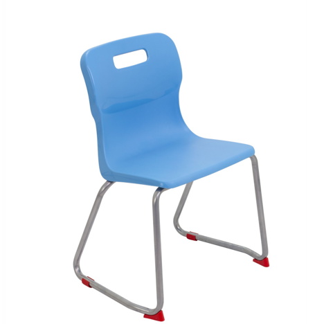 Titan Skid Base Chair - Size 4 - Sky Blue