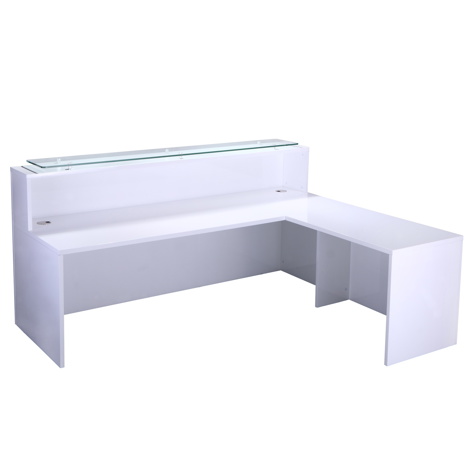 Gloss White Reception Counter