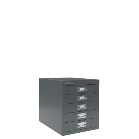 Multi Drawers Storage Cabinets - 5 Drawer - Black