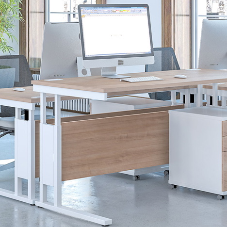 Sirius Height Adjustable Cantilever Desking