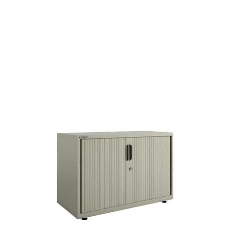 SystemFile - Single Door Tambour Unit - 693 - Goose Grey