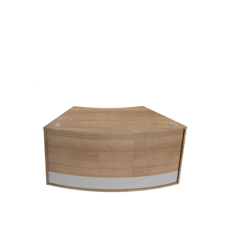 Reception Counters - Base Unit - Left Hand - W1531 x D891 x H725mm