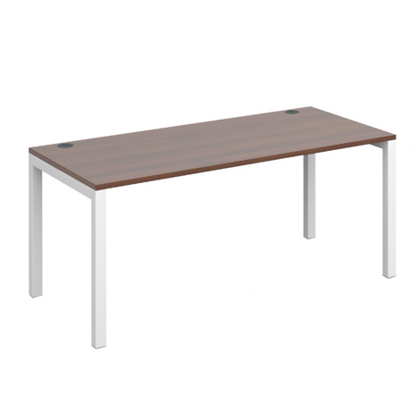 Connex Starter Single Unit - 1600 - White Frame - Walnut