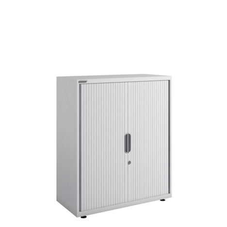 SystemFile - Single Door Tambour Unit - 1149 - Light Grey
