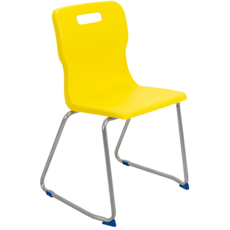 Titan Skid Base Chair - Size 6 - Yellow