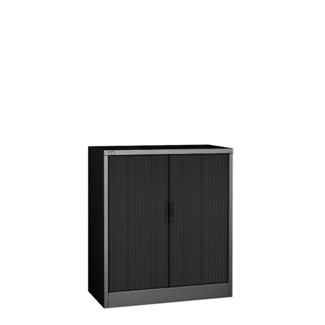 Side Opening Tambour Units - H1200 - Black