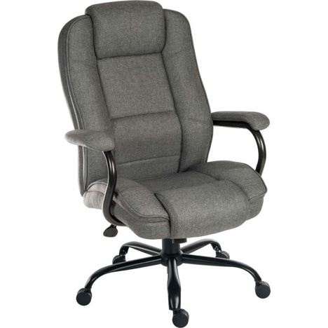 Goliath Duo Heavy Duty Executive Chair - Grey Fabric