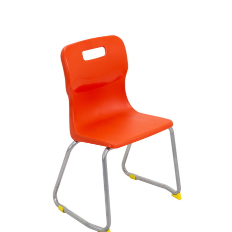 Titan Skid Base Chair - Size 3 - Orange