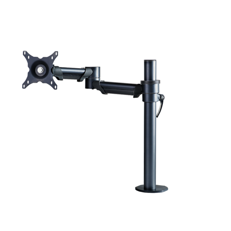 FSA Ergonomic Monitor Arm - Single - Black