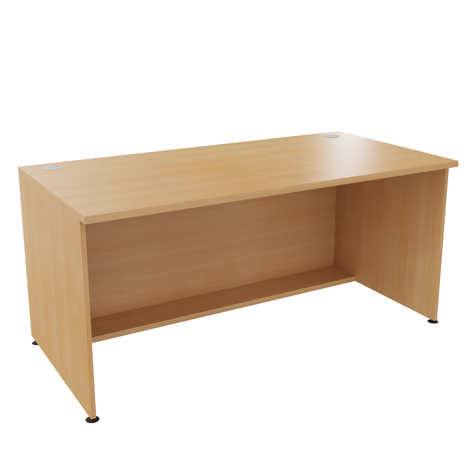 Reception Units - Base Unit - W1600 x D800 x H726mm - Beech