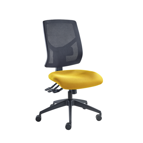 Vision High Back Mesh Chair - No Arms - Solano