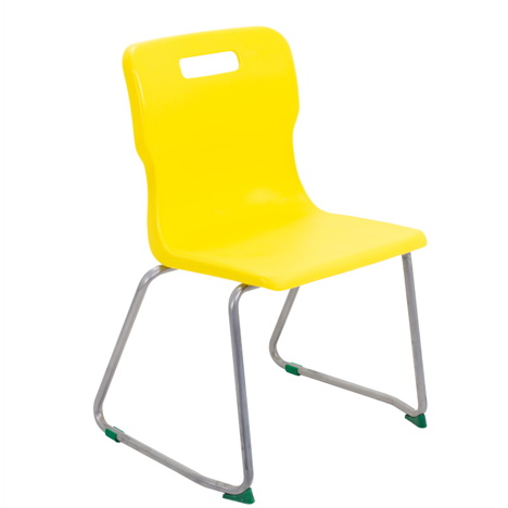 Titan Skid Base Chair - Size 5 - Yellow