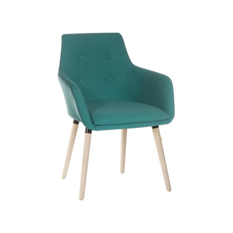 Four Legged Reception Chair - Jade
