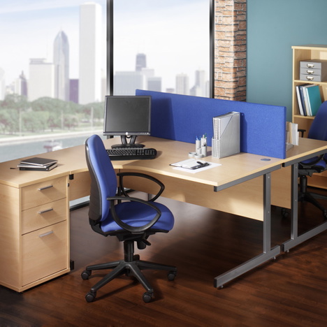 Desk High 3 Drawer Pedestal