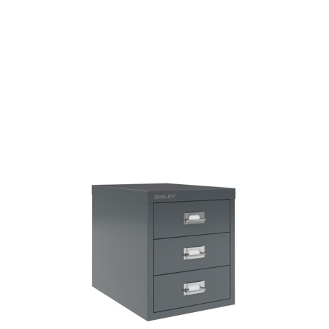 Multi Drawers Storage Cabinets - 3 Drawer - Black