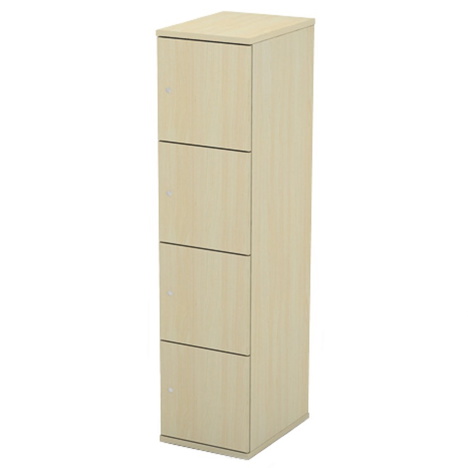 Wooden Personal Lockers - Four Door