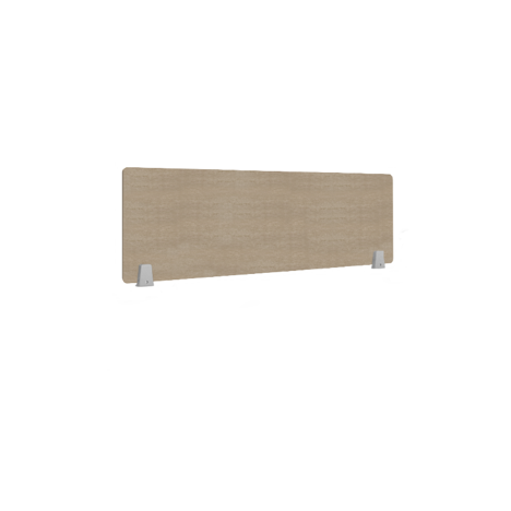 EcoEdge Desk Screen & Modesty Panels - 800 - Wheat