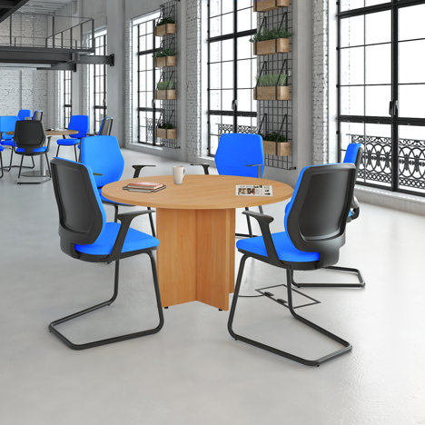 Round Meeting Table