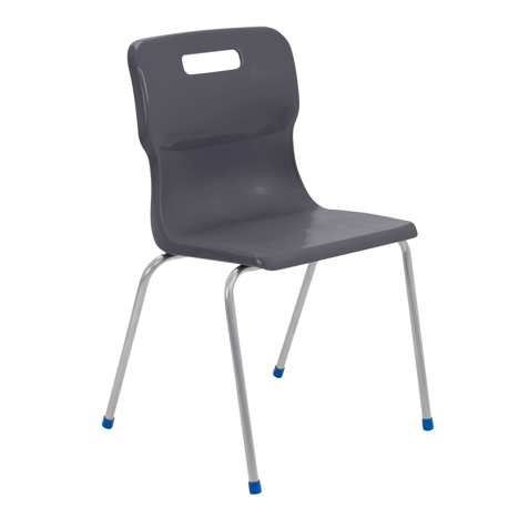 Titan 4 Leg Chair - Size 6 - Charcoal