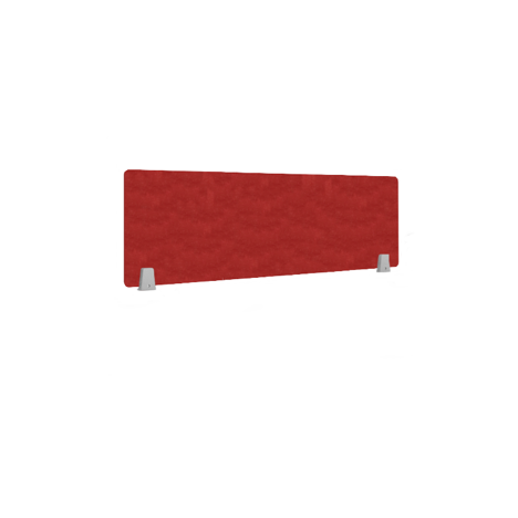 EcoEdge  Desk Screen & Modesty Panels - 800 - Red